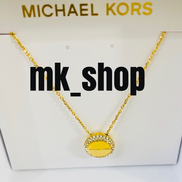 Michael Kors Gold Pendant Necklace - Picture 2 of 7